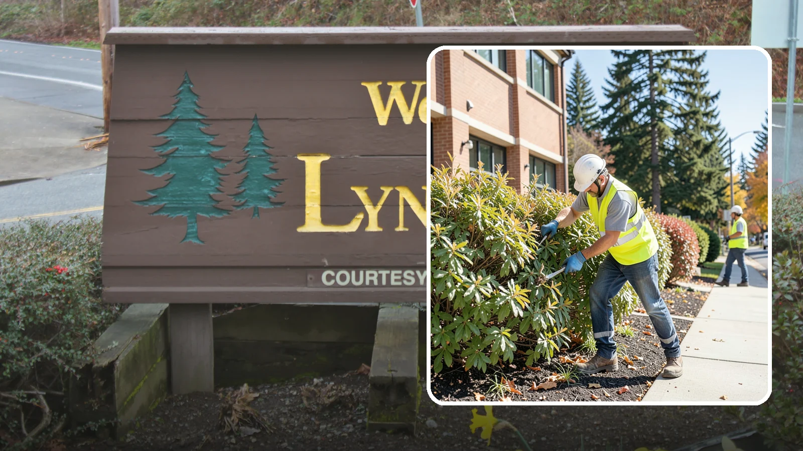 Shrub Maintenance in Lynnwood, Snohomish County, WA - Professional pruning and care of public shrubs to keep plantings healthy, shaped, and clear of walkways.