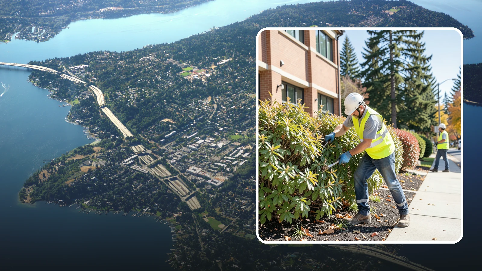 Shrub Maintenance in Mercer Island, King County, WA - Professional pruning and care of public shrubs to keep plantings healthy, shaped, and clear of walkways.