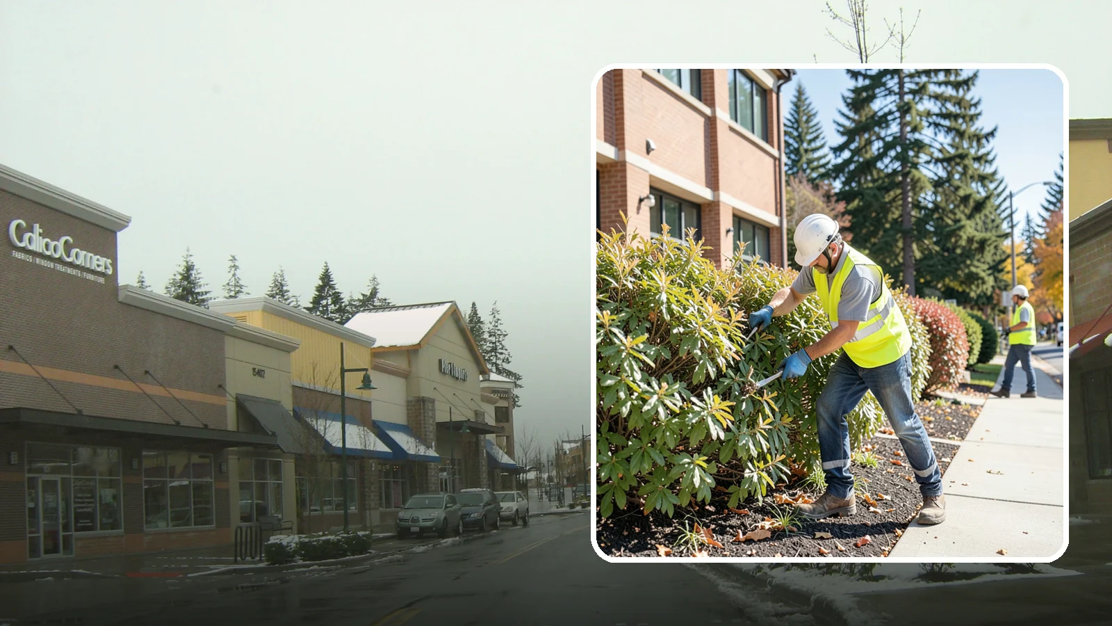 Shrub Maintenance in Mill Creek, Snohomish County, WA - Professional pruning and care of public shrubs to keep plantings healthy, shaped, and clear of walkways.