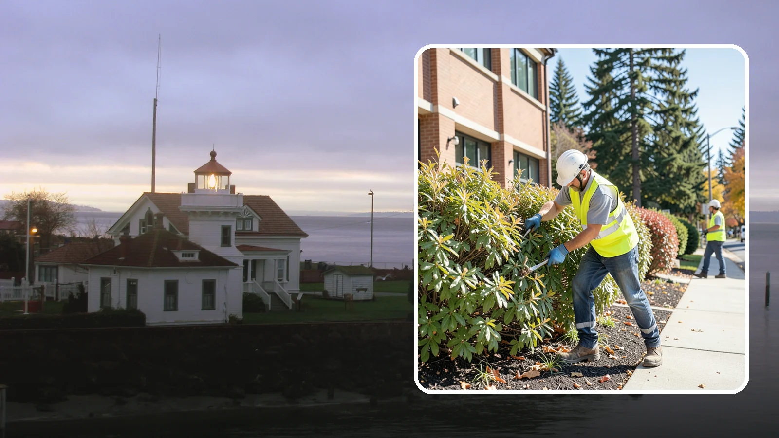 Shrub Maintenance in Mukilteo, Snohomish County, WA - Professional pruning and care of public shrubs to keep plantings healthy, shaped, and clear of walkways.