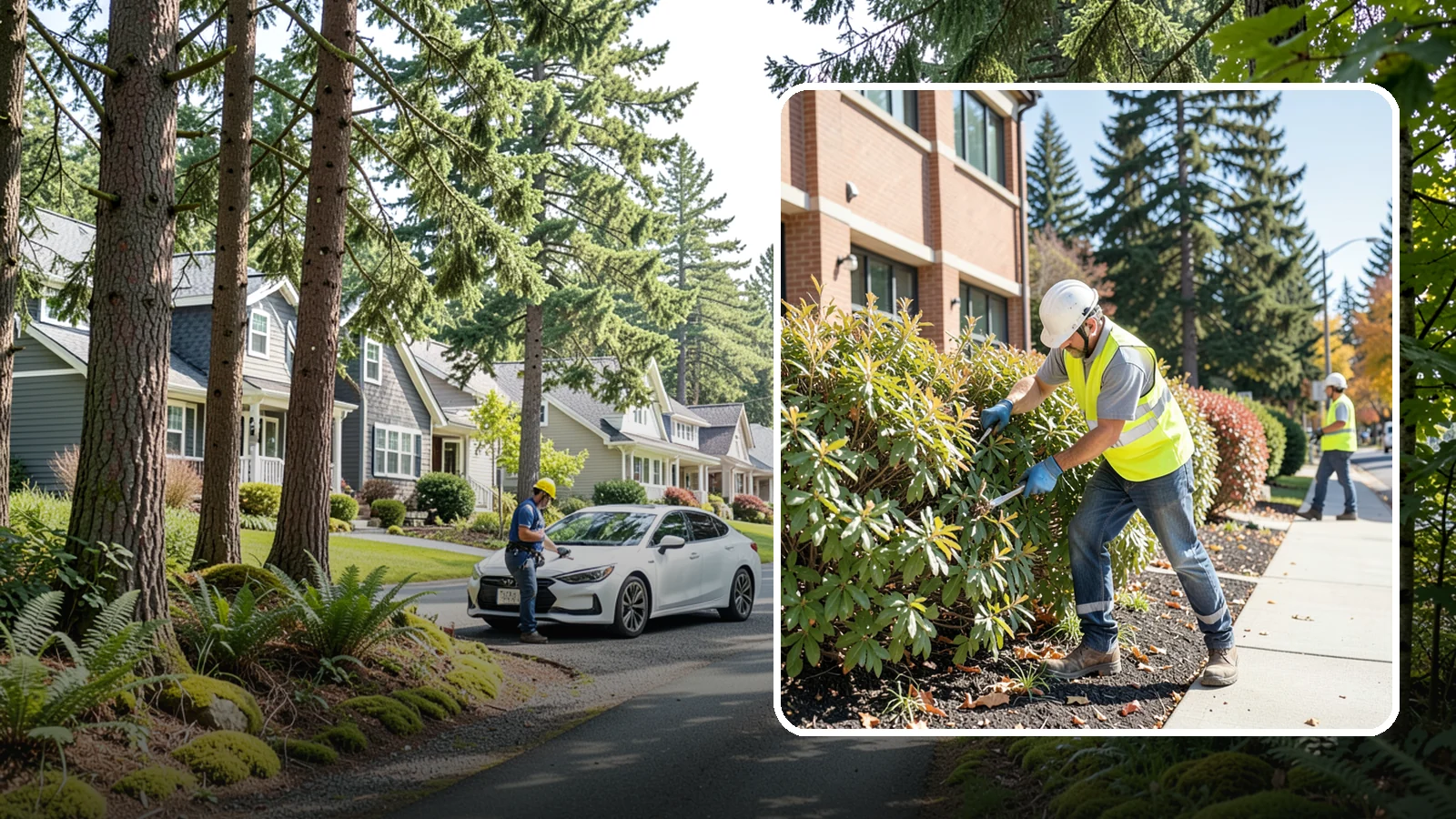 Shrub Maintenance in Normandy Park, King County, WA - Professional pruning and care of public shrubs to keep plantings healthy, shaped, and clear of walkways.