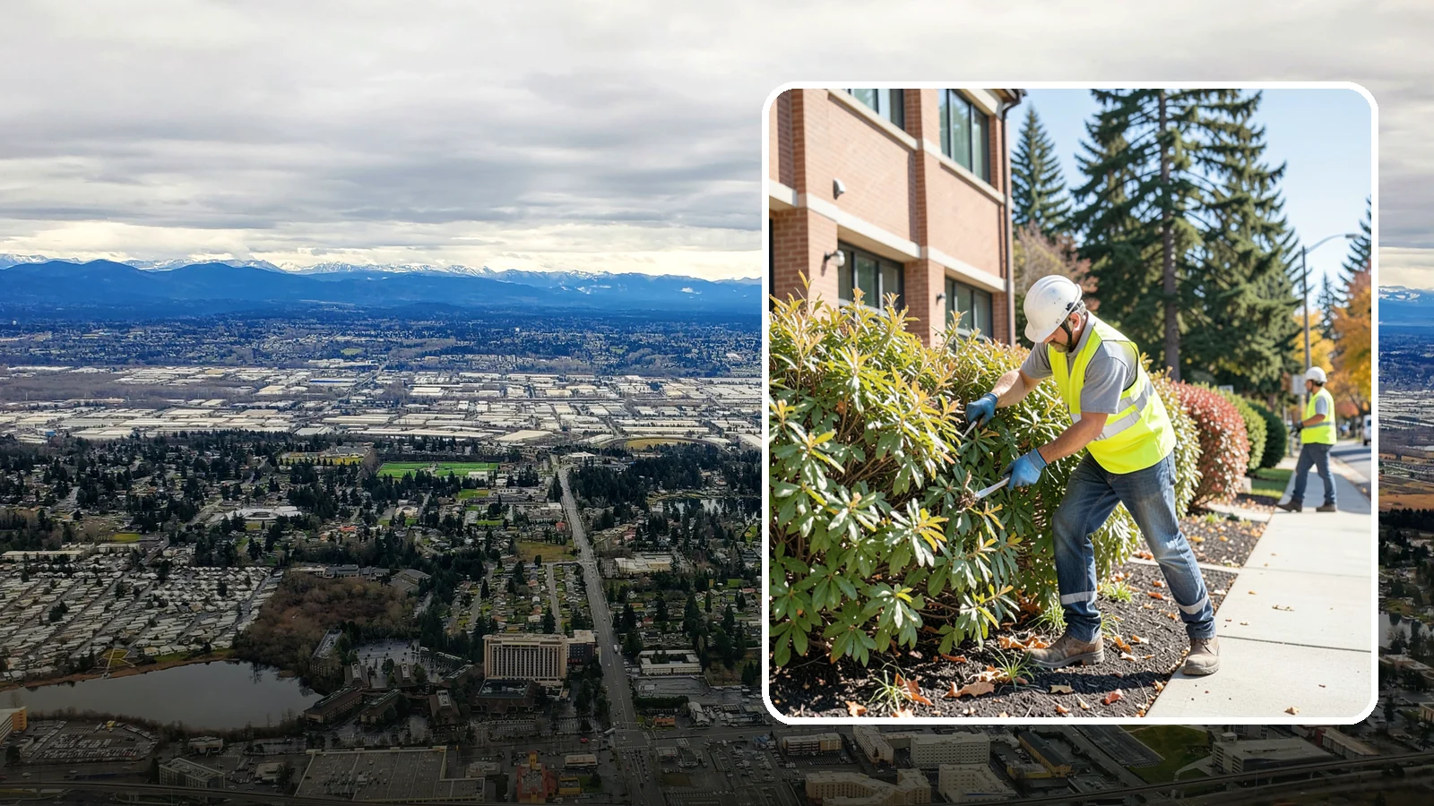 Shrub Maintenance in SeaTac, King County, WA - Professional pruning and care of public shrubs to keep plantings healthy, shaped, and clear of walkways.