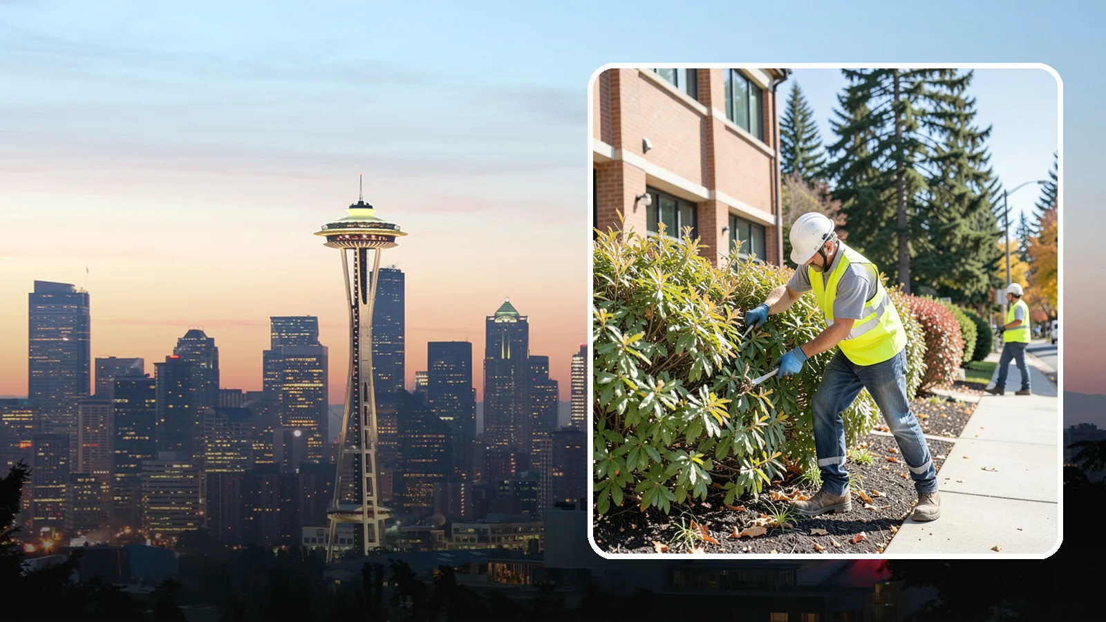 Shrub Maintenance in Seattle, King County, WA - Professional pruning and care of public shrubs to keep plantings healthy, shaped, and clear of walkways.