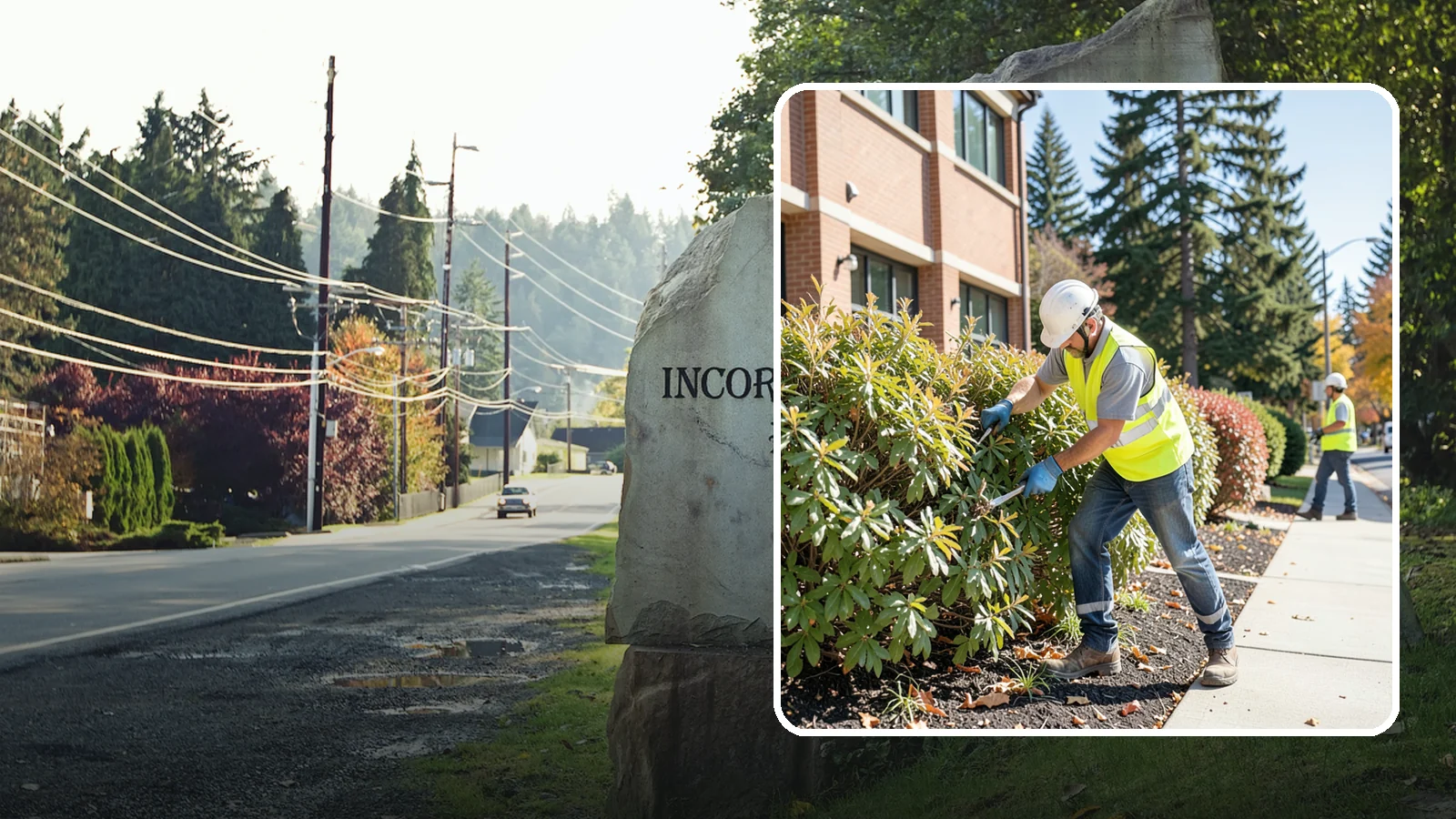 Shrub Maintenance in Wilkeson, Pierce County, WA - Professional pruning and care of public shrubs to keep plantings healthy, shaped, and clear of walkways.