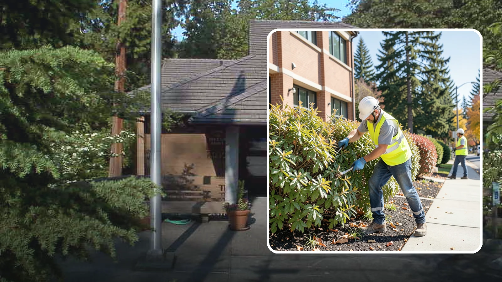 Shrub Maintenance in Yarrow Point, King County, WA - Professional pruning and care of public shrubs to keep plantings healthy, shaped, and clear of walkways.