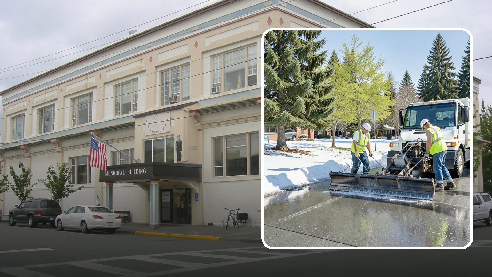 Sidewalk Deicing in Anacortes, Skagit County, WA - Treat public walkways, ramps, and building entrances with deicer to keep pedestrian surfaces safe and accessible.