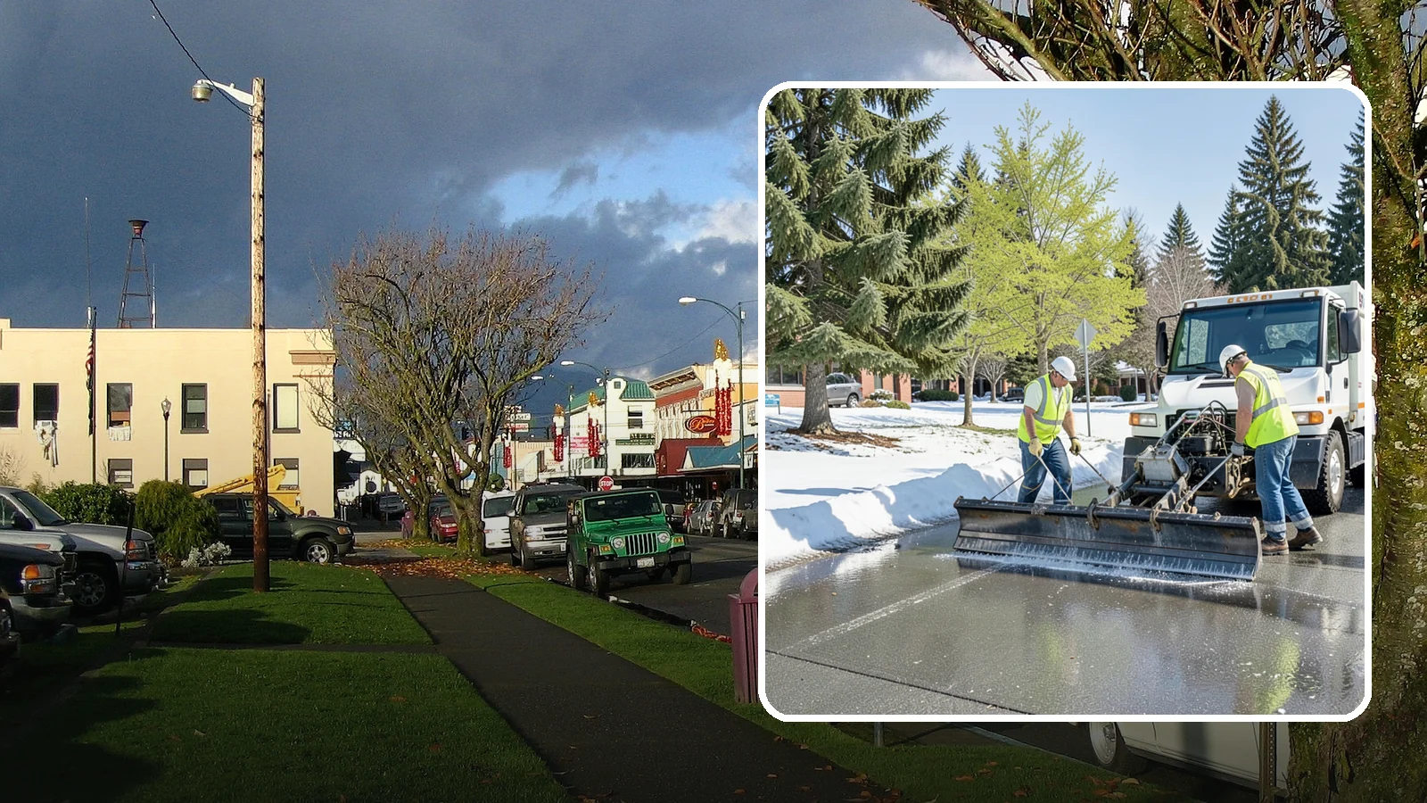 Sidewalk Deicing in Arlington, Snohomish County, WA - Treat public walkways, ramps, and building entrances with deicer to keep pedestrian surfaces safe and accessible.