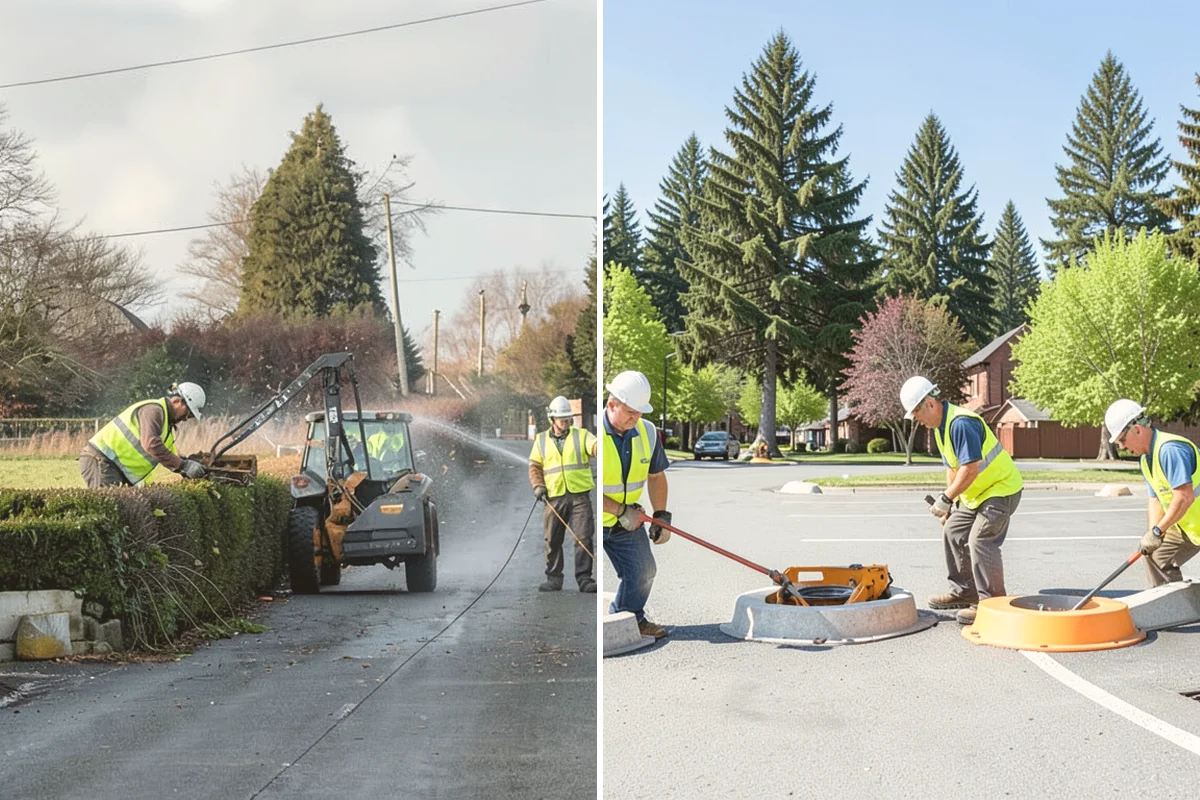 Sidewalk Deicing in Bothell, King County, WA - Prioritize walkways, ramps, stairs, and entrances