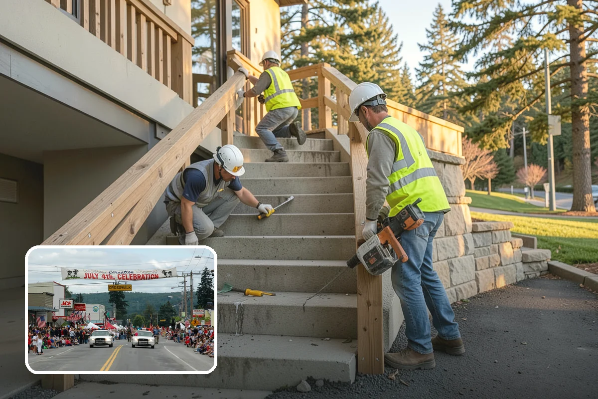 Sidewalk Deicing in Carnation, King County, WA - Keeps ramps, stairs, and entrances safe and accessible