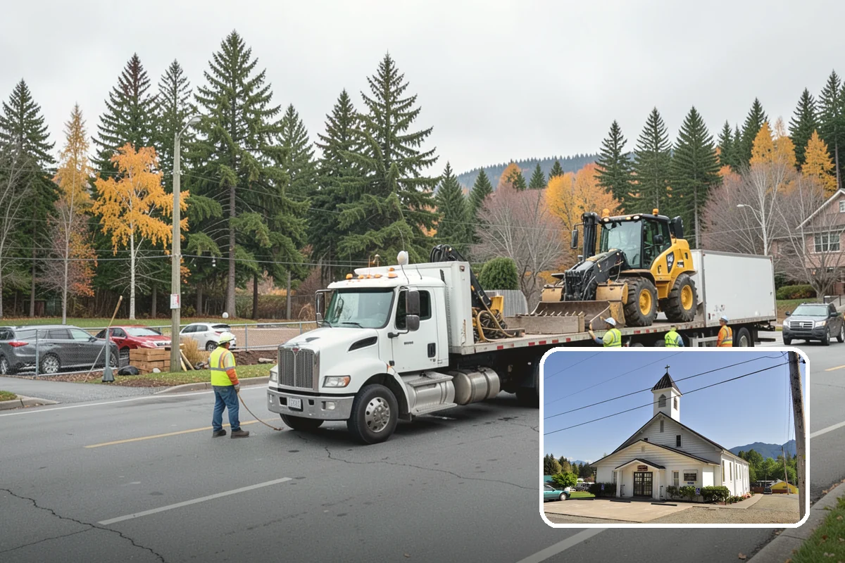 Sidewalk Deicing in Concrete, Skagit County, WA - Keeps ramps, stairs, and entrances safe and accessible