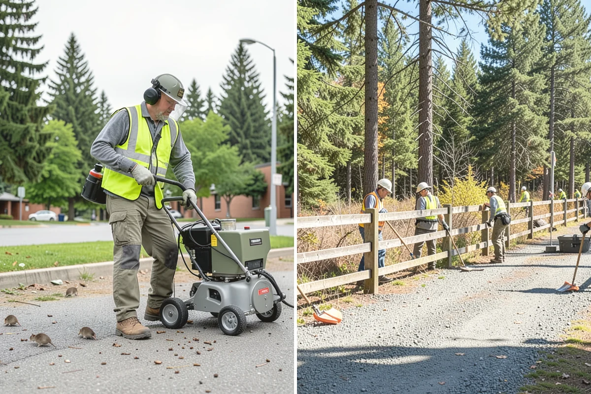 Sidewalk Deicing in Covington, King County, WA - Prioritize walkways, ramps, stairs, and entrances