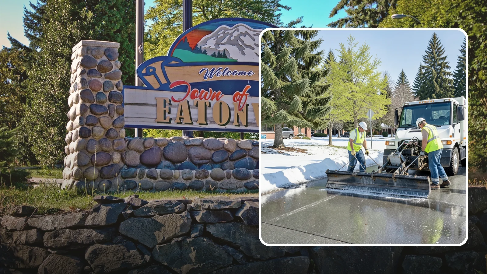 Sidewalk Deicing in Eatonville, Pierce County, WA - Treat public walkways, ramps, and building entrances with deicer to keep pedestrian surfaces safe and accessible.