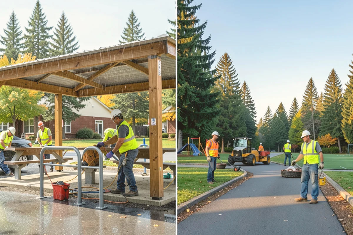 Sidewalk Deicing in Edmonds, Snohomish County, WA - Prioritize walkways, ramps, stairs, and entrances
