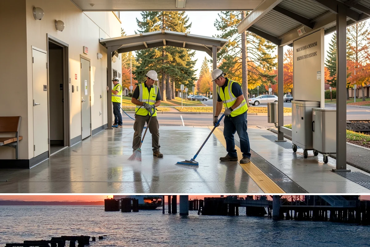 Sidewalk Deicing in Edmonds, Snohomish County, WA - Sidewalk deicing is a cold-season service active from late fall through early spring, applied ahead of and during freezing...