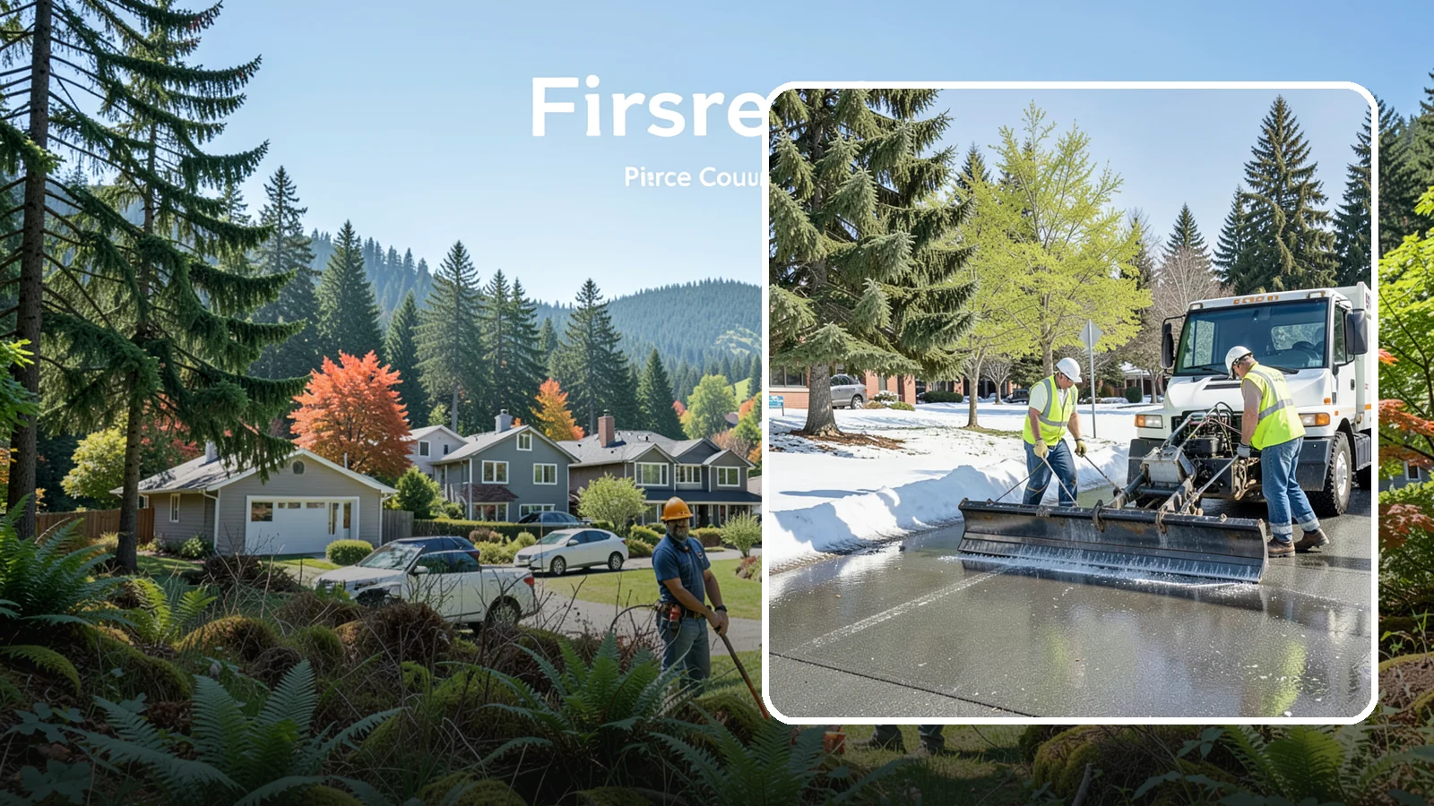 Sidewalk Deicing in Fircrest, Pierce County, WA - Treat public walkways, ramps, and building entrances with deicer to keep pedestrian surfaces safe and accessible.