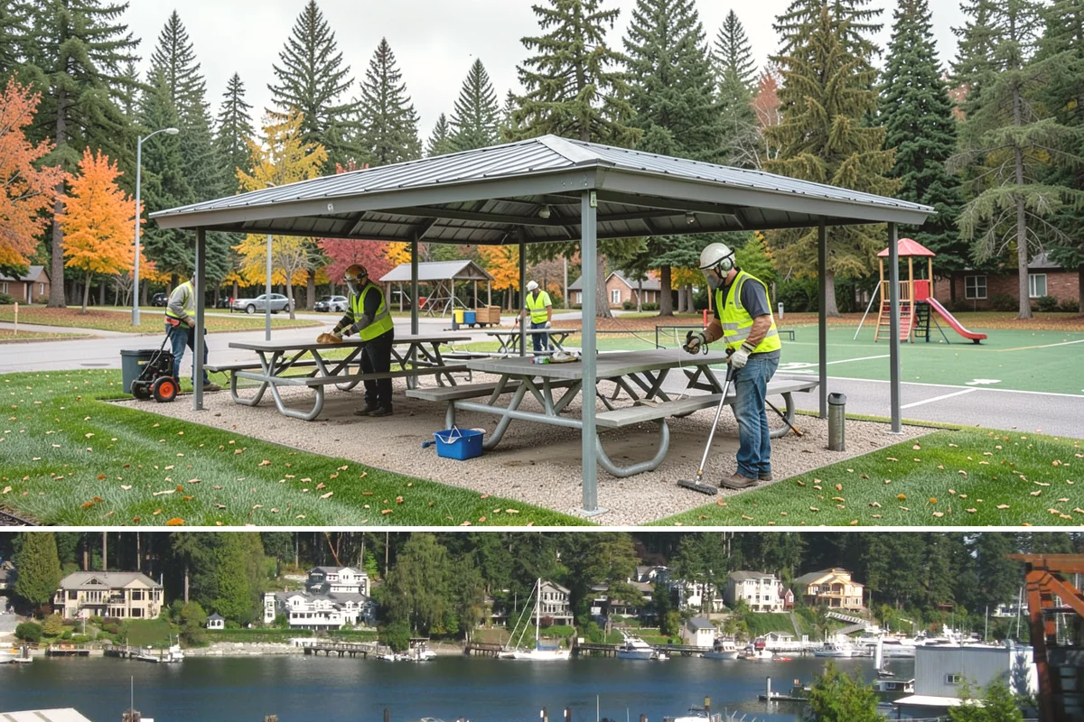 Sidewalk Deicing in Gig Harbor, Pierce County, WA - Sidewalk deicing is a cold-season service active from late fall through early spring, applied ahead of and during freezing...