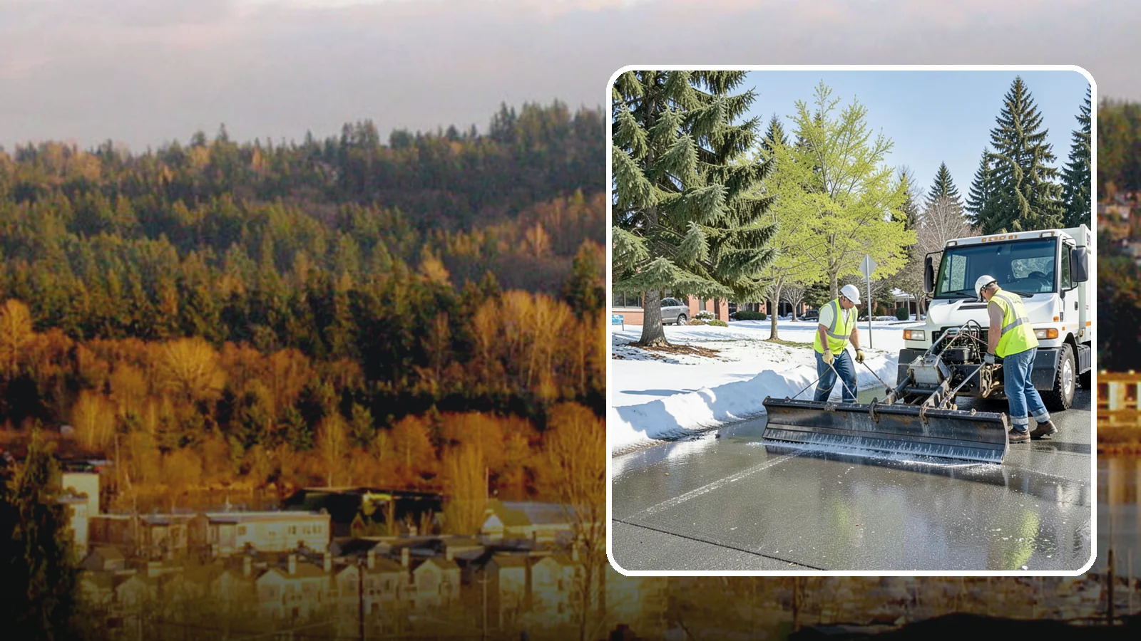Sidewalk Deicing in Kenmore, King County, WA - Treat public walkways, ramps, and building entrances with deicer to keep pedestrian surfaces safe and accessible.