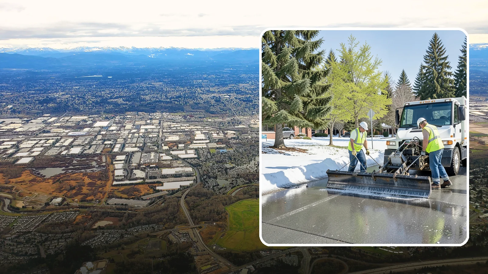 Sidewalk Deicing in Kent, King County, WA - Treat public walkways, ramps, and building entrances with deicer to keep pedestrian surfaces safe and accessible.