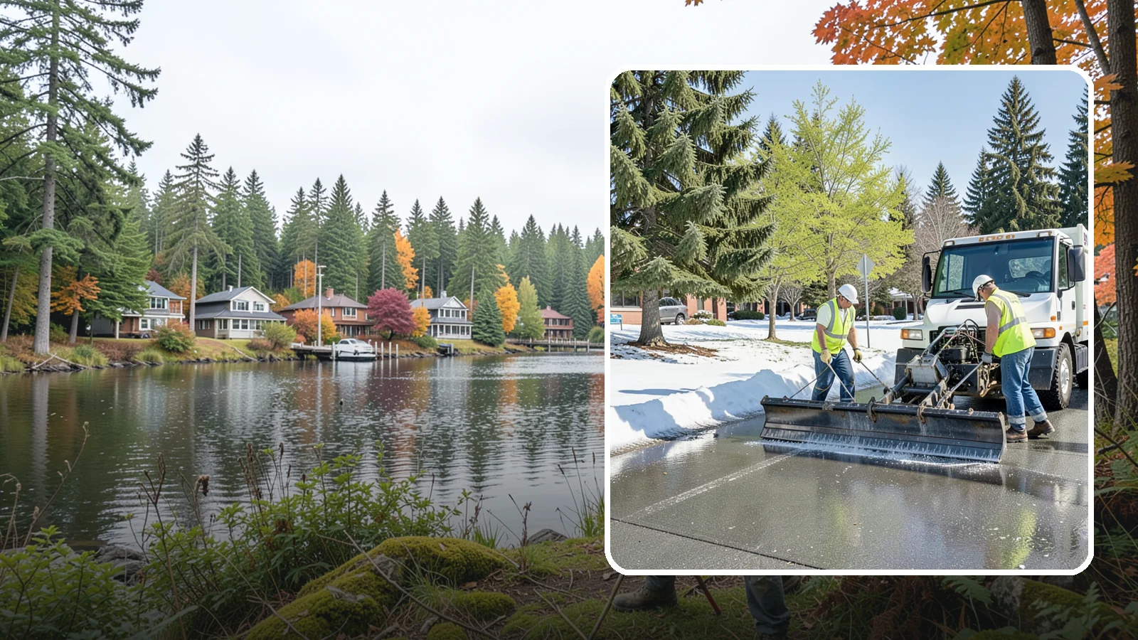 Sidewalk Deicing in La Conner, Skagit County, WA - Treat public walkways, ramps, and building entrances with deicer to keep pedestrian surfaces safe and accessible.