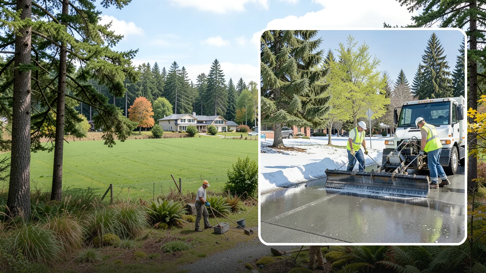 Sidewalk Deicing in Lyman, Skagit County, WA - Treat public walkways, ramps, and building entrances with deicer to keep pedestrian surfaces safe and accessible.