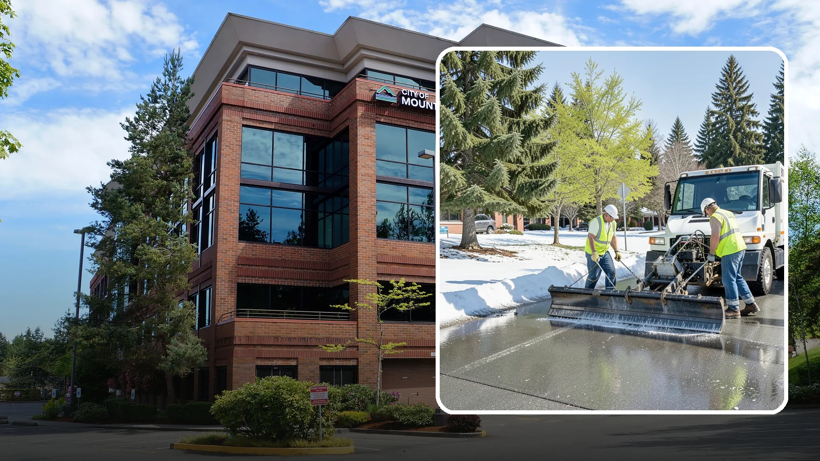 Sidewalk Deicing in Mountlake Terrace, Snohomish County, WA - Treat public walkways, ramps, and building entrances with deicer to keep pedestrian surfaces safe and accessible.