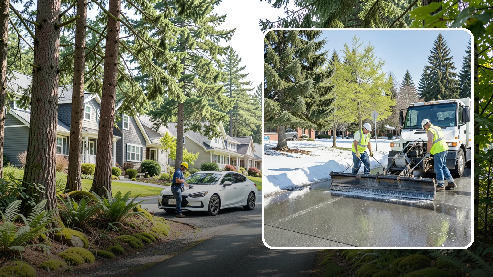 Sidewalk Deicing in Normandy Park, King County, WA - Treat public walkways, ramps, and building entrances with deicer to keep pedestrian surfaces safe and accessible.