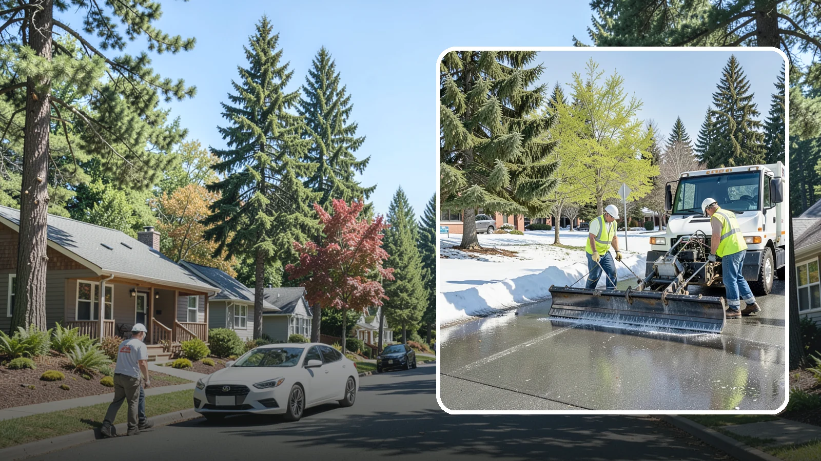 Sidewalk Deicing in Orting, Pierce County, WA - Treat public walkways, ramps, and building entrances with deicer to keep pedestrian surfaces safe and accessible.