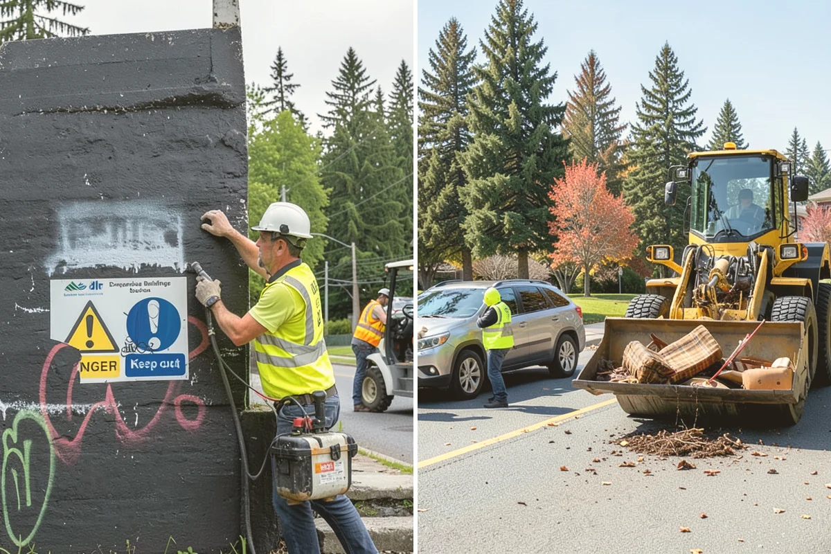 Sidewalk Deicing in Orting, Pierce County, WA - Prioritize walkways, ramps, stairs, and entrances