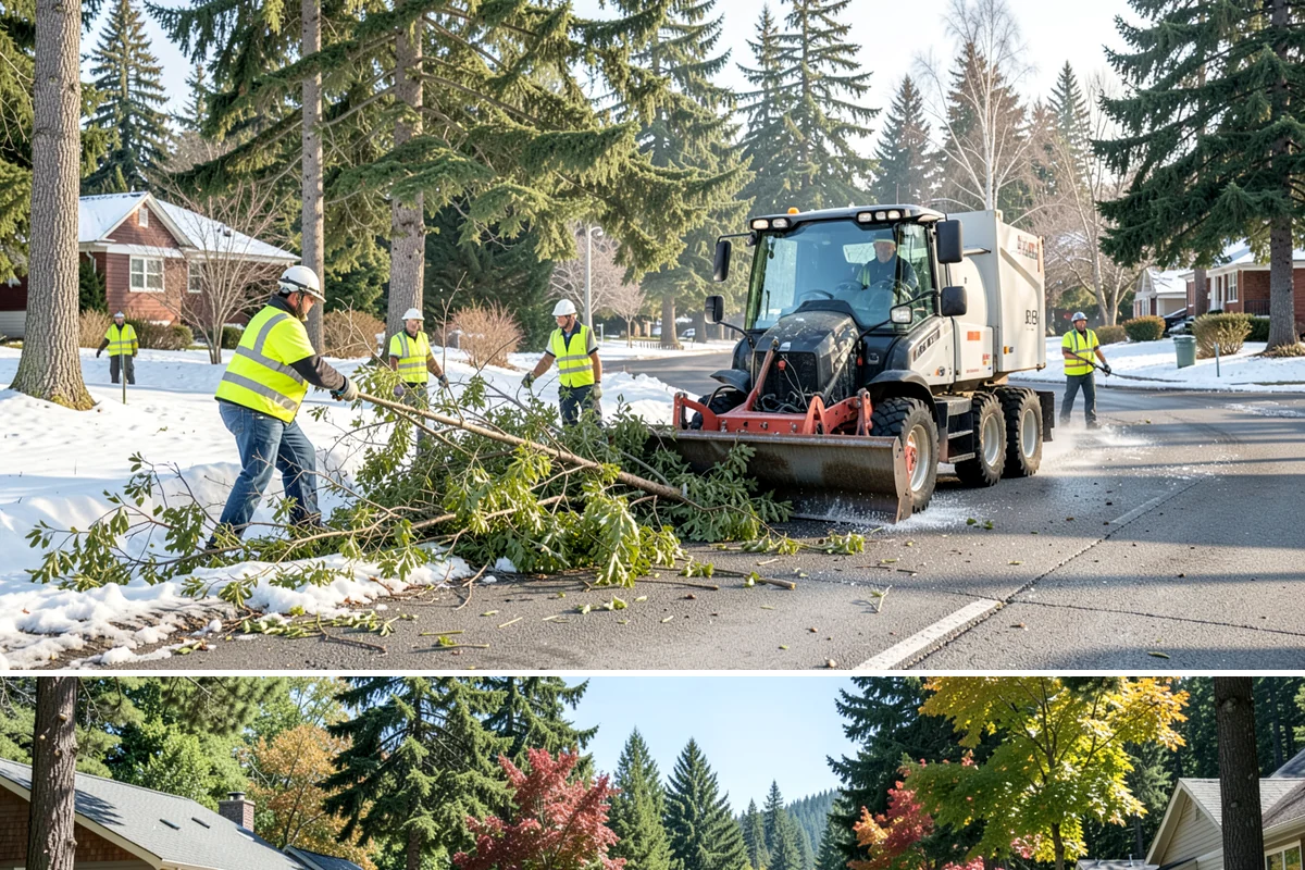 Sidewalk Deicing in Orting, Pierce County, WA - Sidewalk deicing is a cold-season service active from late fall through early spring, applied ahead of and during freezing...