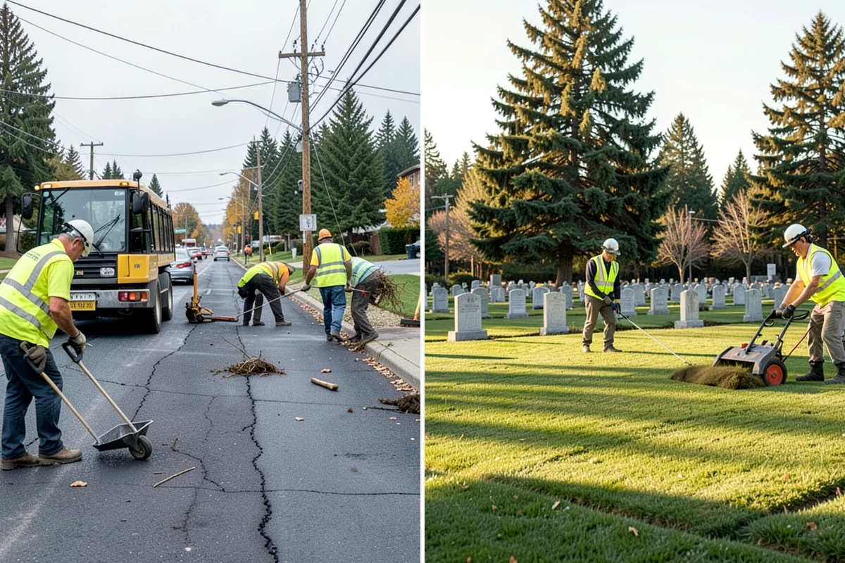 Sidewalk Deicing in Puyallup, Pierce County, WA - Prioritize walkways, ramps, stairs, and entrances