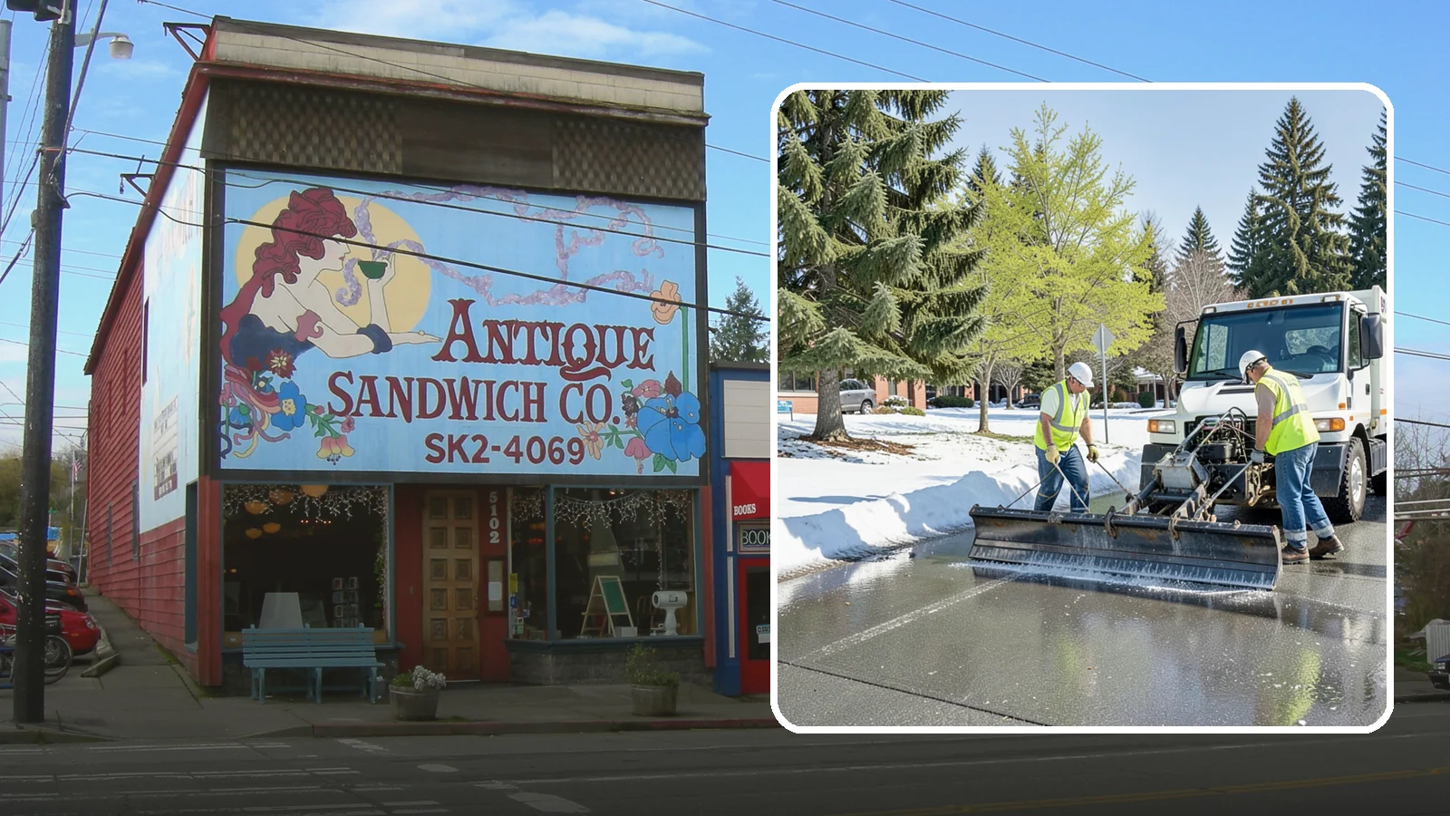 Sidewalk Deicing in Ruston, Pierce County, WA - Treat public walkways, ramps, and building entrances with deicer to keep pedestrian surfaces safe and accessible.