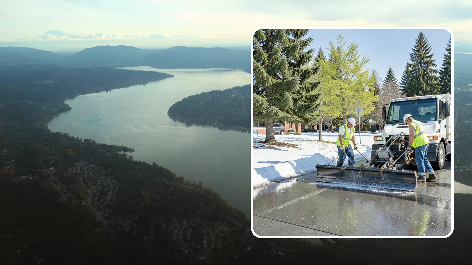 Sidewalk Deicing in Sammamish, King County, WA - Treat public walkways, ramps, and building entrances with deicer to keep pedestrian surfaces safe and accessible.