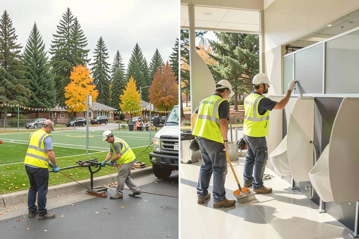 Sidewalk Deicing in Sammamish, King County, WA - Prioritize walkways, ramps, stairs, and entrances
