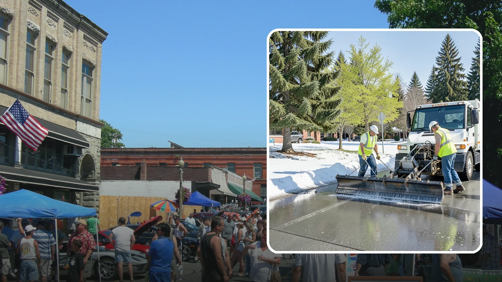Sidewalk Deicing in Snohomish, Snohomish County, WA - Treat public walkways, ramps, and building entrances with deicer to keep pedestrian surfaces safe and accessible.