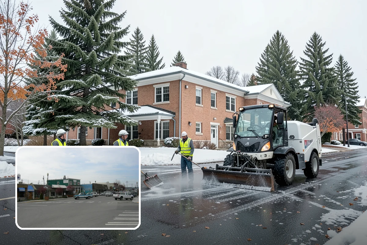 Sidewalk Deicing in Stanwood, Snohomish County, WA - Keeps ramps, stairs, and entrances safe and accessible