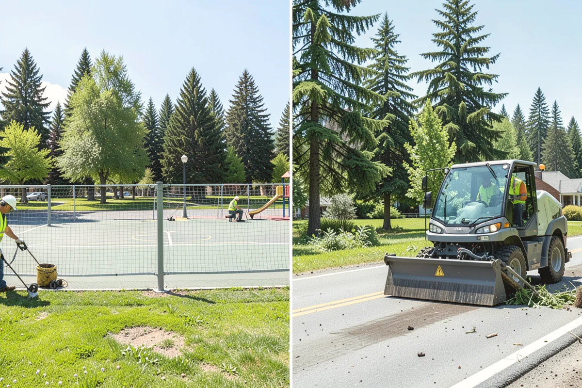 Sidewalk Deicing in Steilacoom, Pierce County, WA - Prioritize walkways, ramps, stairs, and entrances