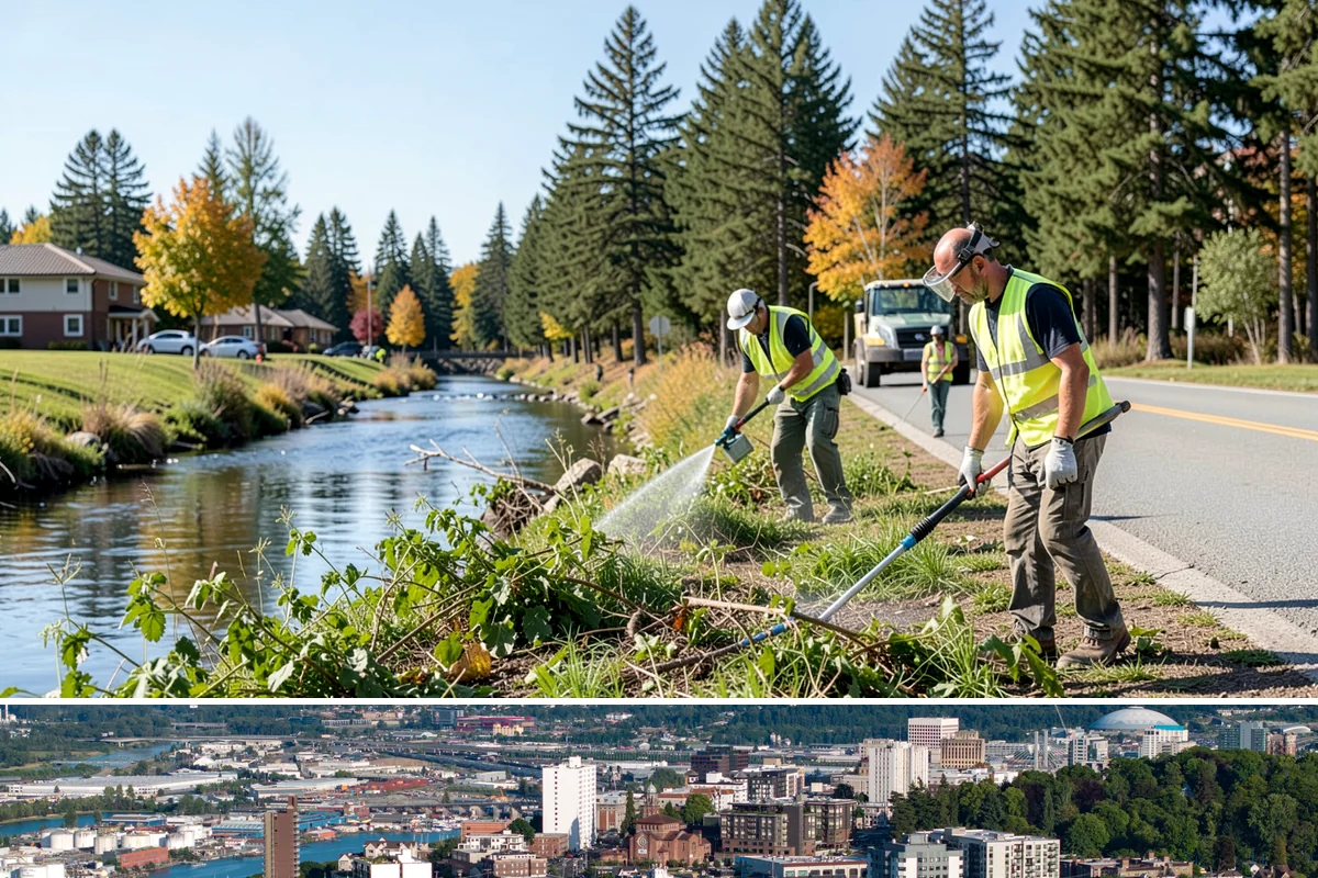 Sidewalk Deicing in Tacoma, Pierce County, WA - Sidewalk deicing is a cold-season service active from late fall through early spring, applied ahead of and during freezing...