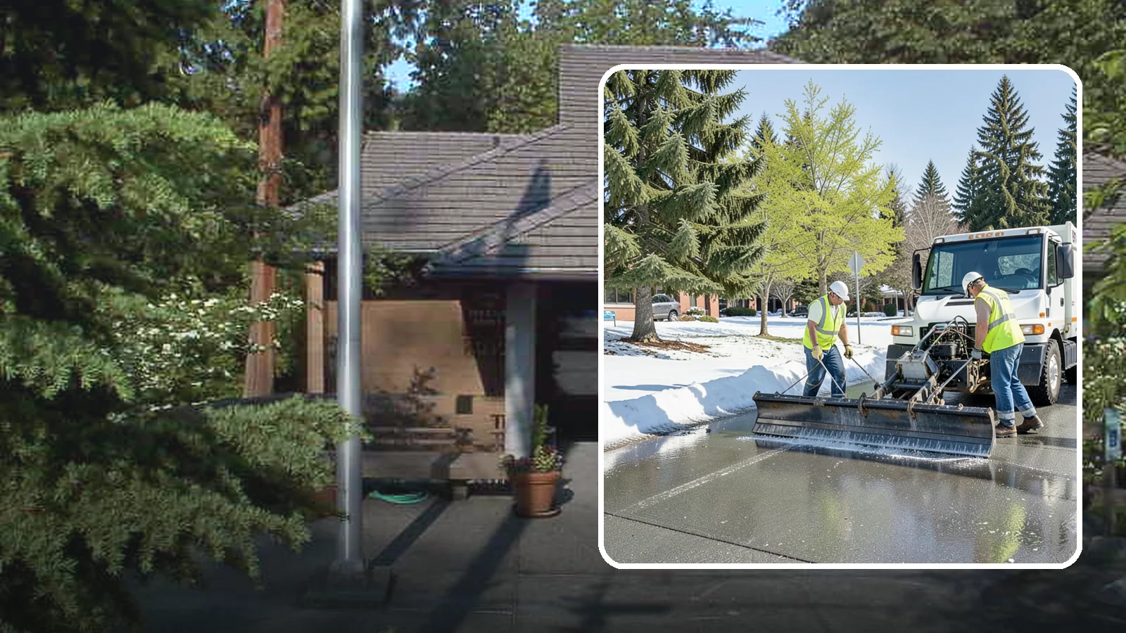 Sidewalk Deicing in Yarrow Point, King County, WA - Treat public walkways, ramps, and building entrances with deicer to keep pedestrian surfaces safe and accessible.