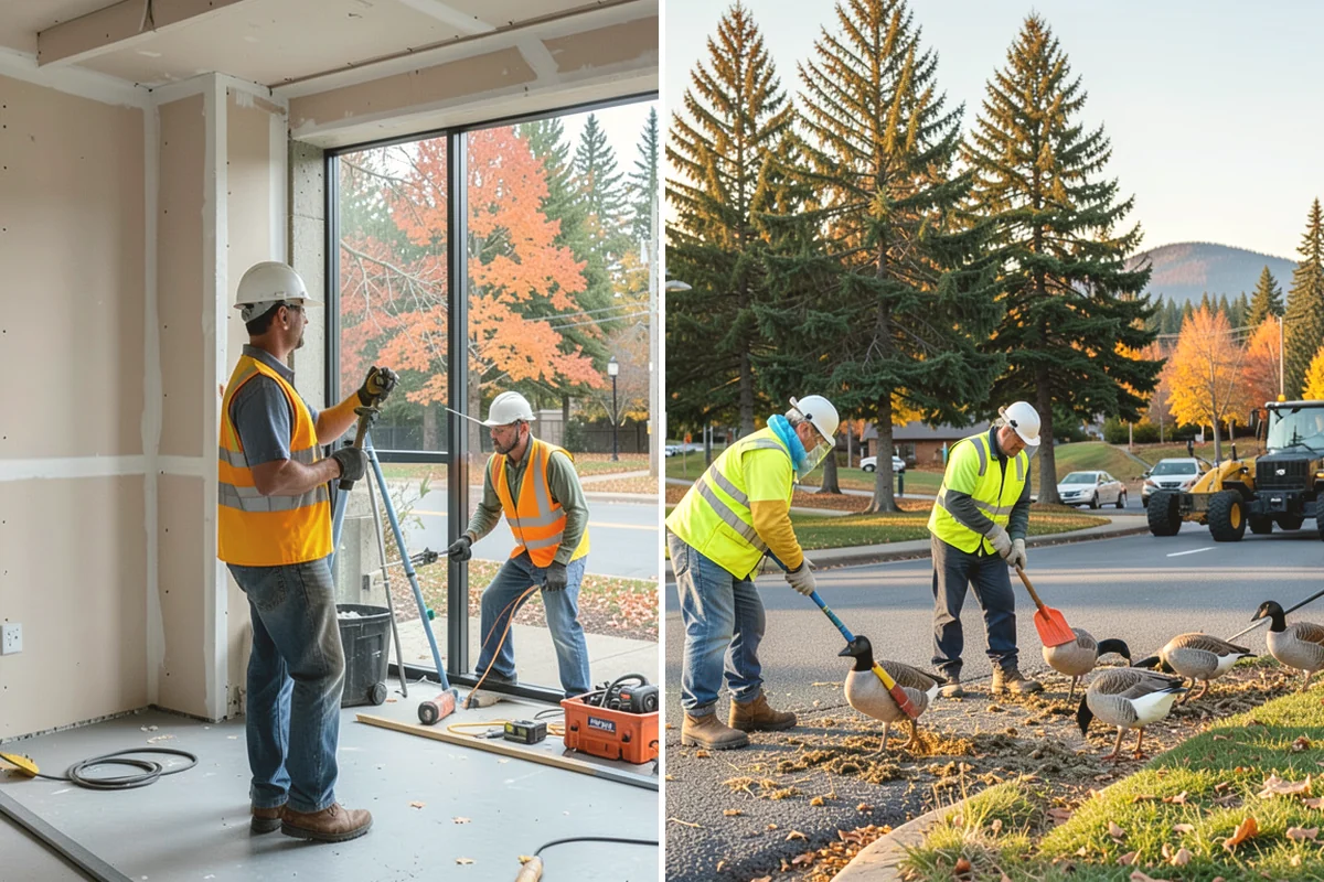 Sidewalk Pressure Washing in Black Diamond, King County, WA - Walk the route with staff to map linear footage, staining, and drain locations