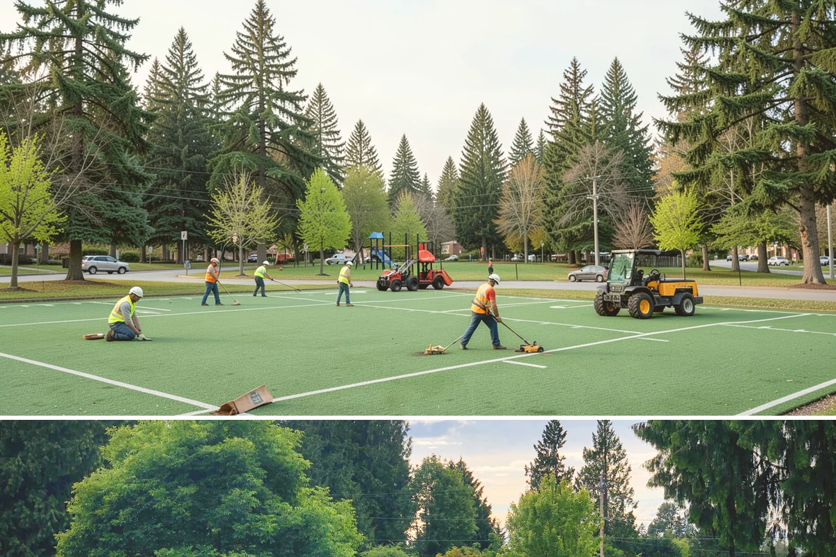 Sidewalk Pressure Washing in Bonney Lake, Pierce County, WA - Cleaning is most effective in spring and early summer when milder weather speeds drying, though moss and algae control benefits...
