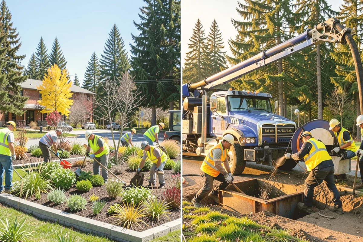 Sidewalk Pressure Washing in Brier, Snohomish County, WA - Walk the route with staff to map linear footage, staining, and drain locations