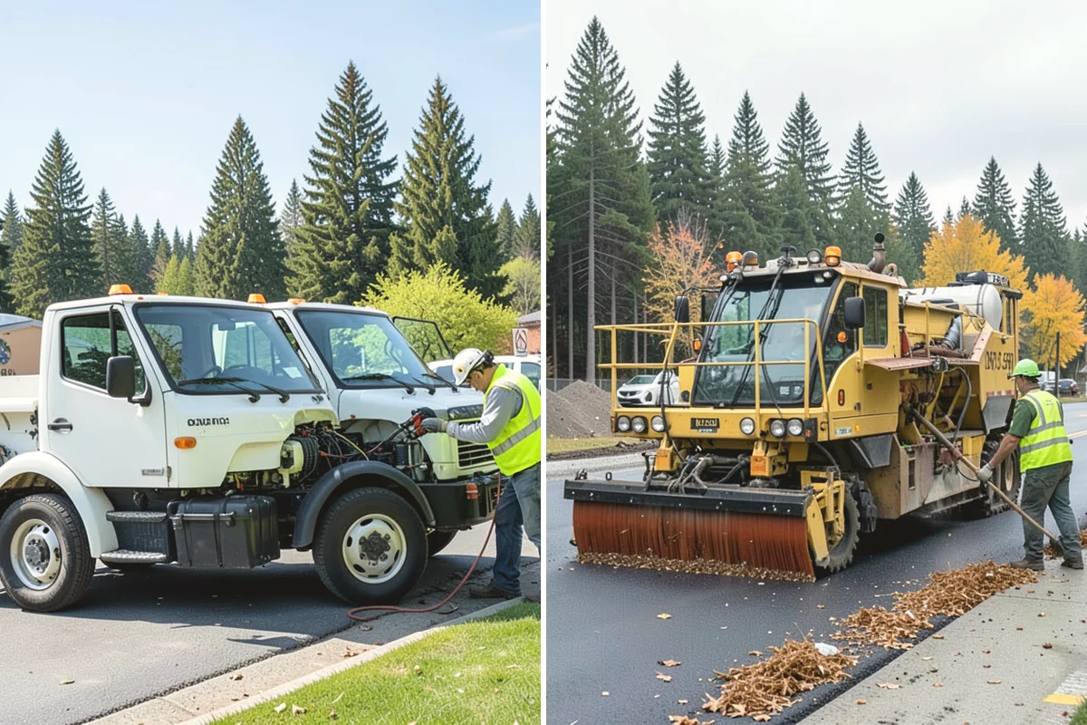 Sidewalk Pressure Washing in Burien, King County, WA - Walk the route with staff to map linear footage, staining, and drain locations