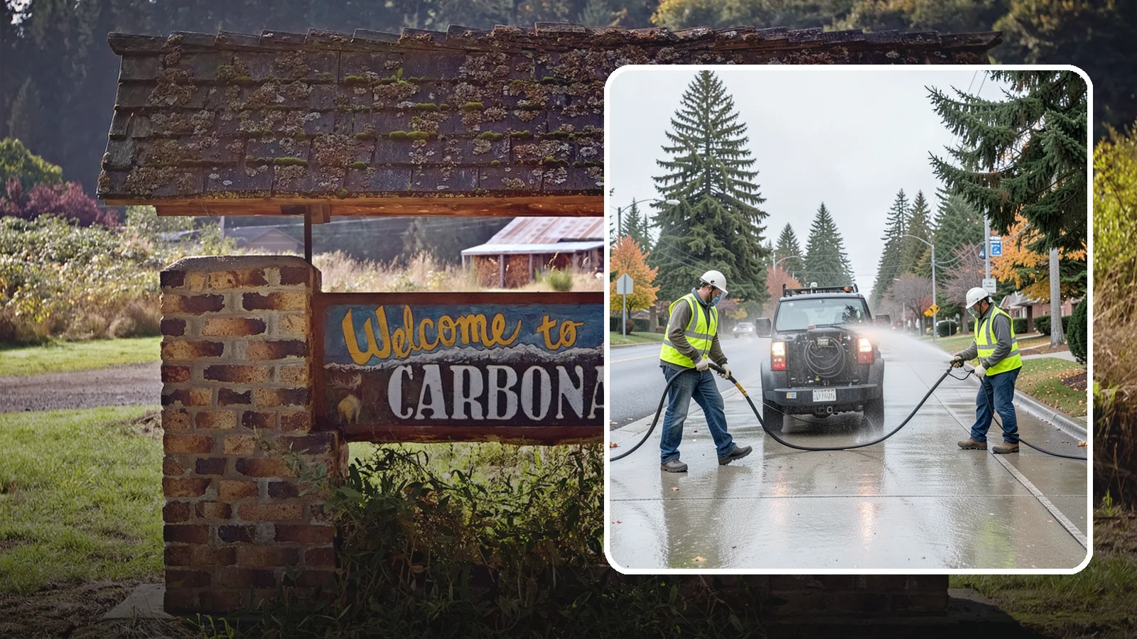 Sidewalk Pressure Washing in Carbonado, Pierce County, WA - Restore downtown walkways and public sidewalks with scheduled hot-water pressure washing that meets municipal cleanliness...