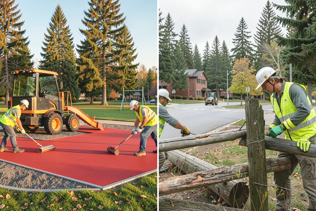 Sidewalk Pressure Washing in Carbonado, Pierce County, WA - Walk the route with staff to map linear footage, staining, and drain locations