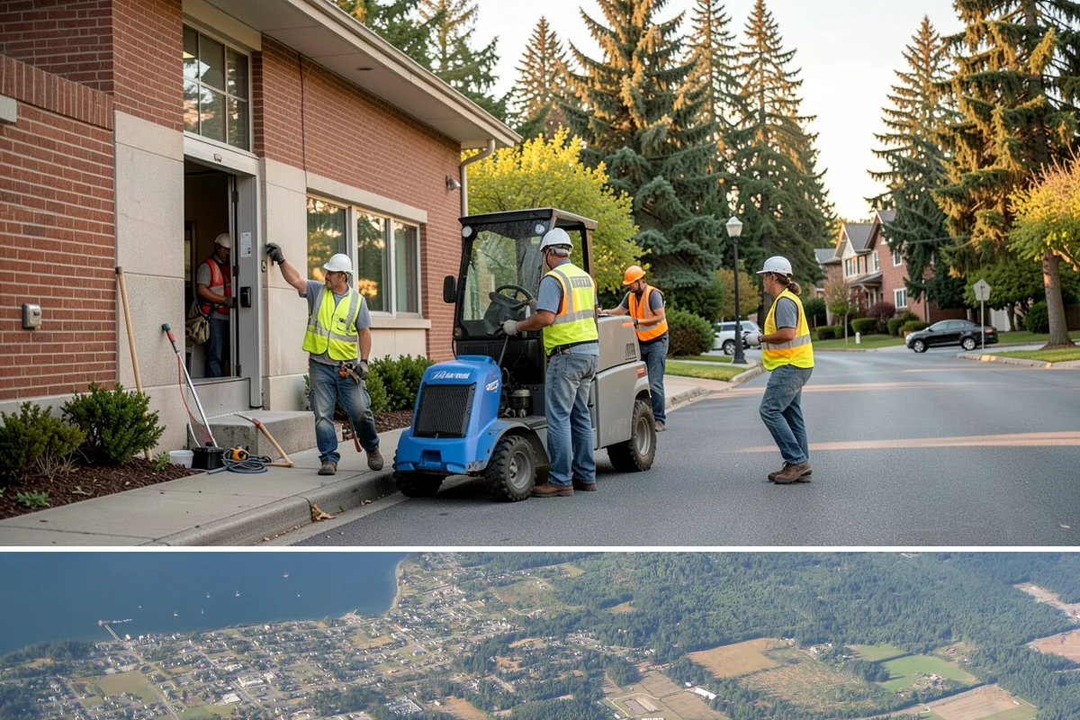 Sidewalk Pressure Washing in Coupeville, Island County, WA - Cleaning is most effective in spring and early summer when milder weather speeds drying, though moss and algae control benefits...