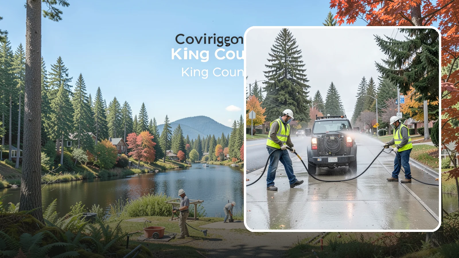 Sidewalk Pressure Washing in Covington, King County, WA - Restore downtown walkways and public sidewalks with scheduled hot-water pressure washing that meets municipal cleanliness...