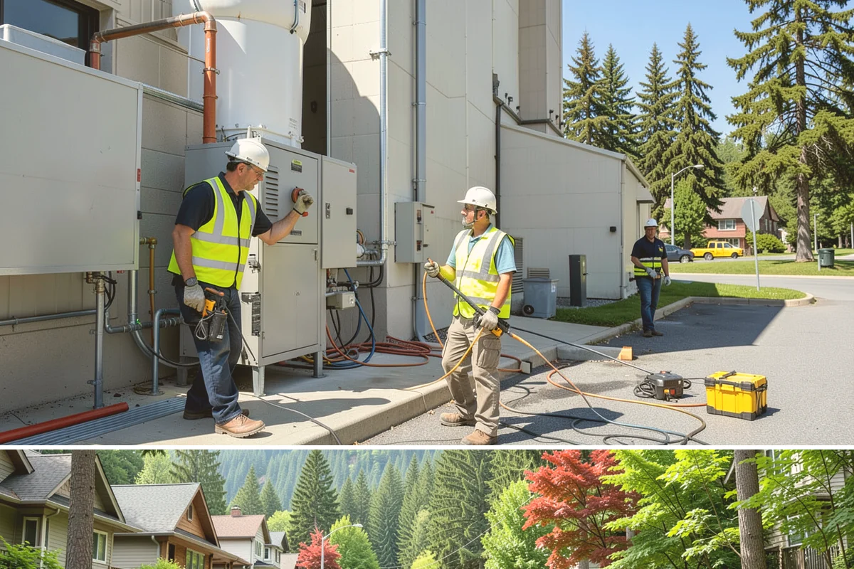 Sidewalk Pressure Washing in Darrington, Snohomish County, WA - Cleaning is most effective in spring and early summer when milder weather speeds drying, though moss and algae control benefits...