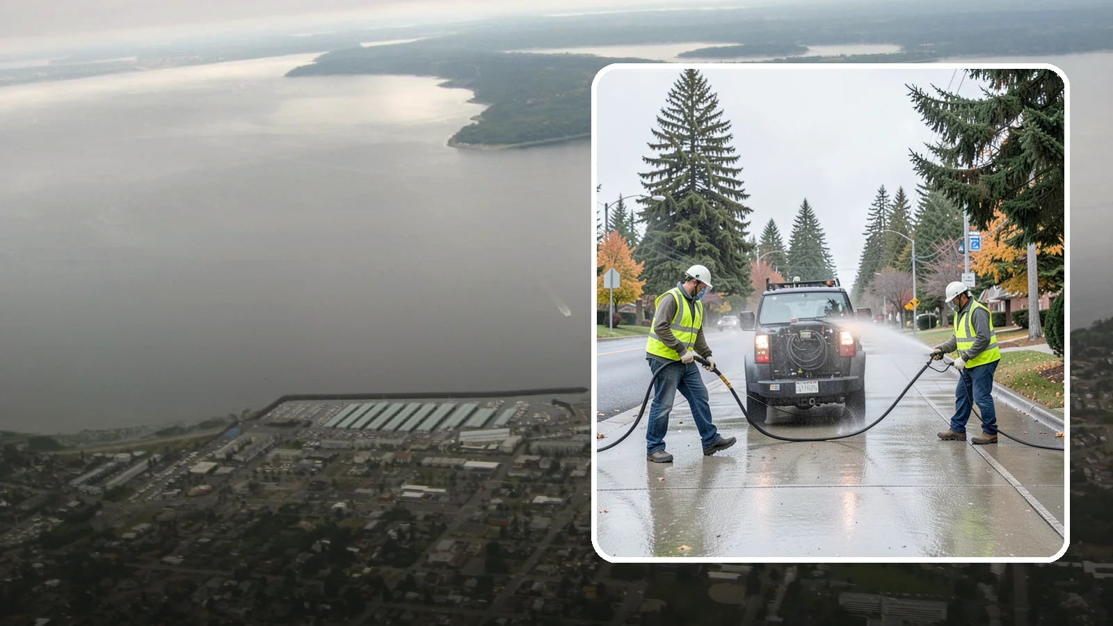 Sidewalk Pressure Washing in Des Moines, King County, WA - Restore downtown walkways and public sidewalks with scheduled hot-water pressure washing that meets municipal cleanliness...
