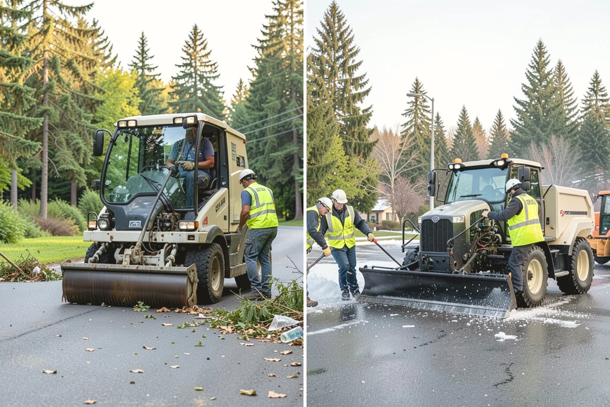 Sidewalk Pressure Washing in Edgewood, Pierce County, WA - Walk the route with staff to map linear footage, staining, and drain locations