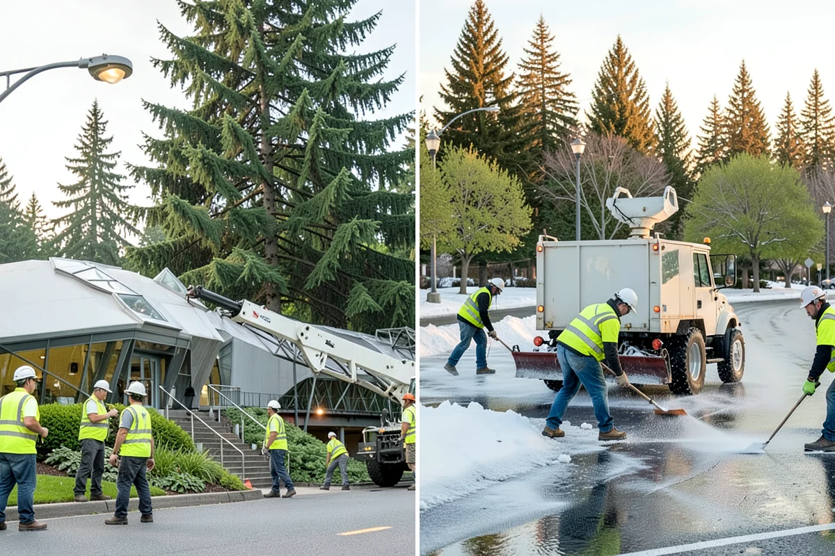 Sidewalk Pressure Washing in Enumclaw, King County, WA - Walk the route with staff to map linear footage, staining, and drain locations